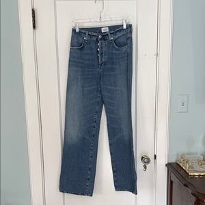 Citizens Of Humanity Blue Straight Leg Jeans